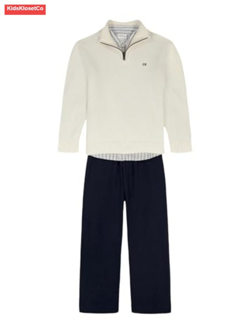 Boys 3-Piece Sweater Set with Button-Down Shirt, Pants